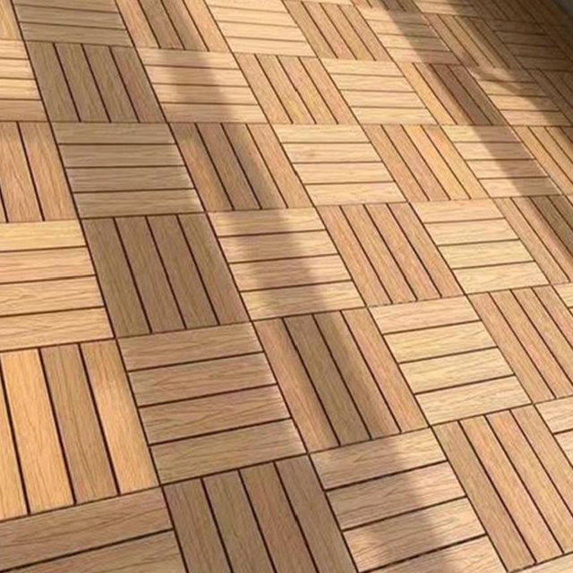 DIYタイル 3Dエンボス加工WPCデッキ材